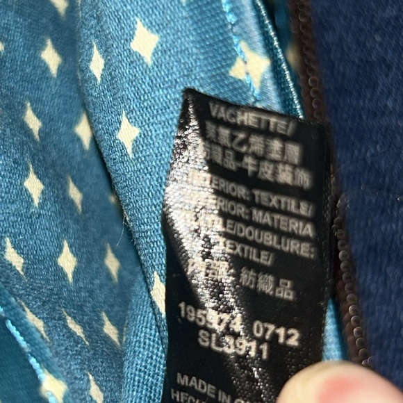 Euc condition vintage fossil key per zip around cow hide leather wallet - Picture 11 of 11